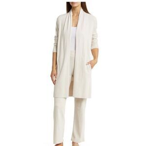 Barefoot‎ Dreams Womens Cozy Chic Ultra Lite Cardigan Sand Dune Small NWT